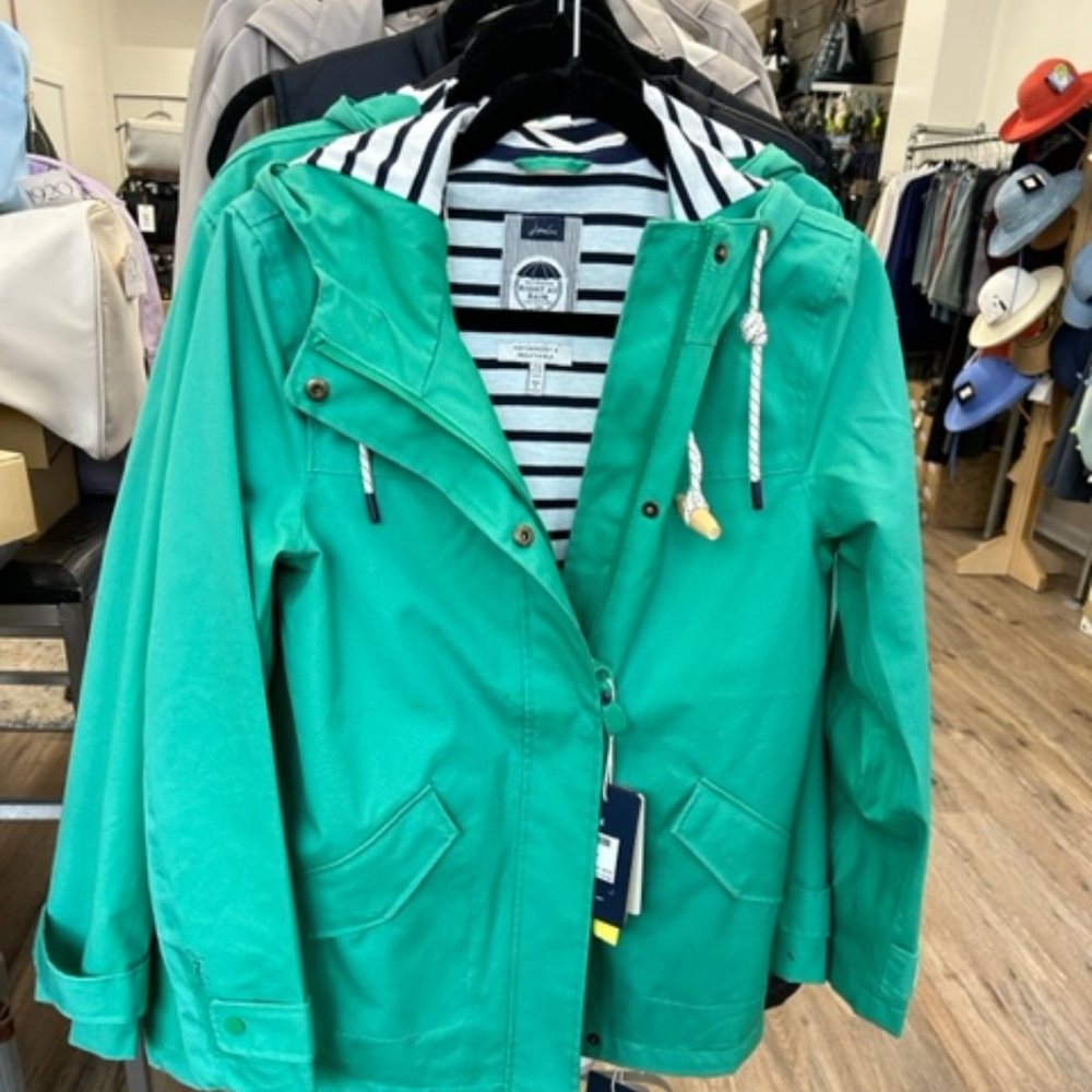 Joules - Right As Rain Coat Coast Green